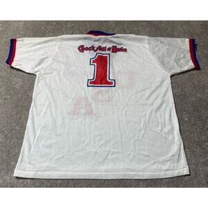 VINTAGE CHOCK FULL O'NUTS 1988 Coffee USA Basketball Team PROMO JERSEY XL